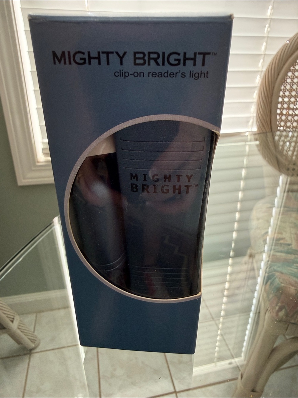 MIGHTY BRIGHT Clip-On Reader's Light - Blue
